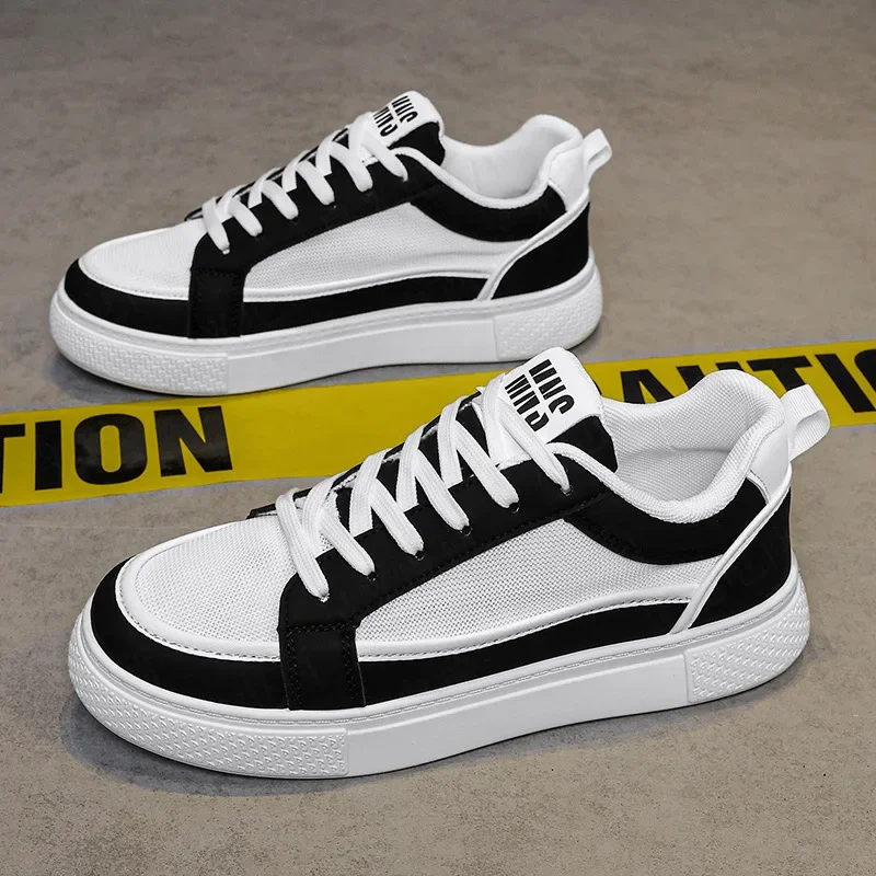 

Мужские дышащие и универсальные белые туфли на мягкой подошве, легкая и модная обувь, спортивная и повседневная обувь