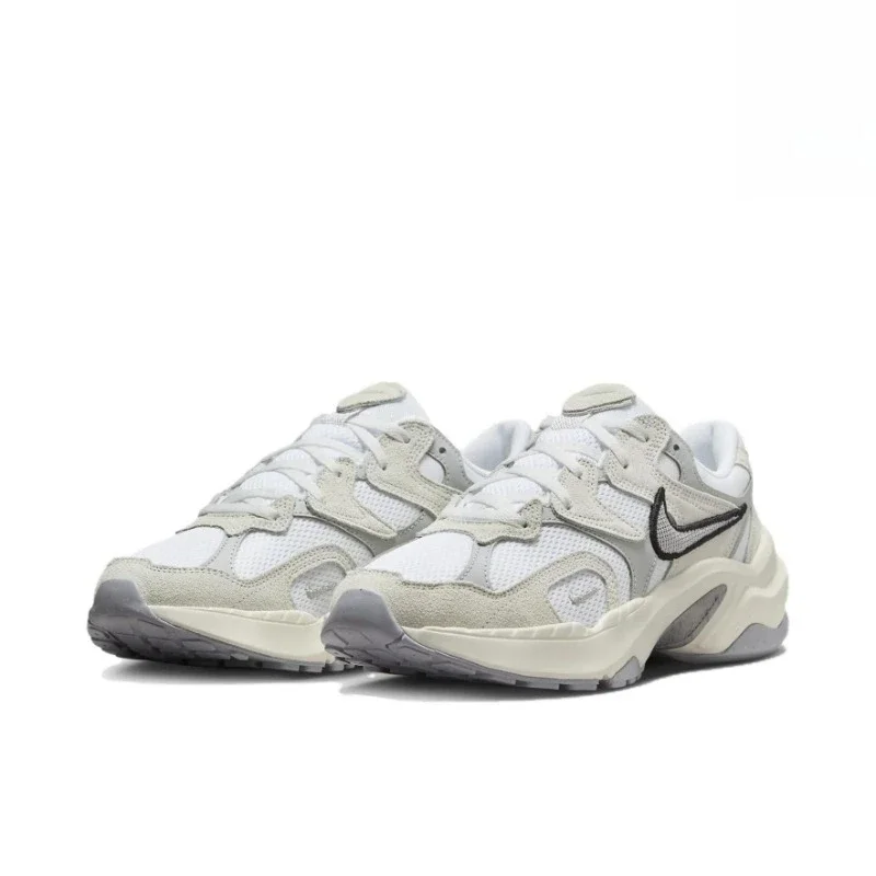 

Nike AL8 Grey White Retro Mesh Breathable Outdoor Non-slip Versatile Men Women Daddy Shoes Couples Running Shoes