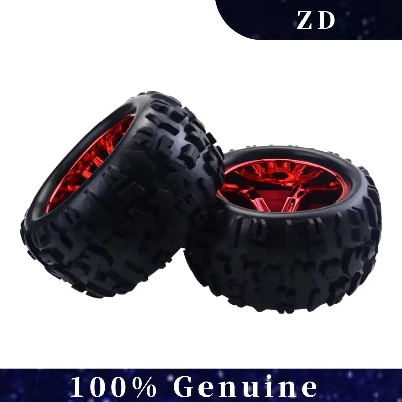 

ZD Racing 2Pcs Rubber 1/8 Climbing RC Car Truck Wheels Tires 8477 for HSP Louise TRAXXAS HPI E-MAXX Savage Flux ZD Racing Parts