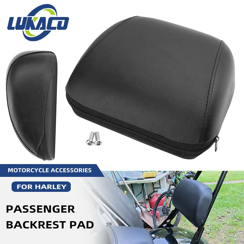 

Motorcycle Passenger Backrest Pad Sissy Bars Accessories For Harley Sportsters XL883 XL1200 883 1200 48 2004-UP