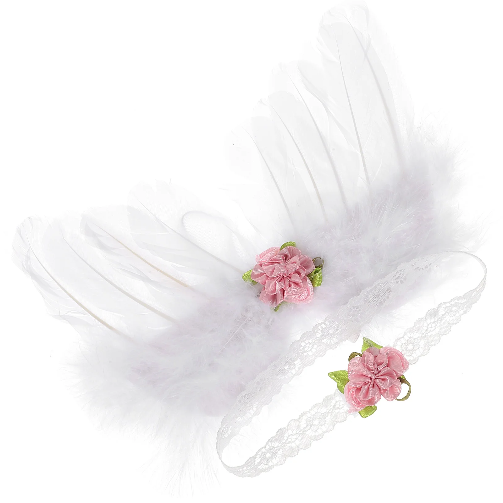 

Angel Wings Costumes for Kids Hair Ties Newborn Girl Outfits Fairy Girls Headbands Flower Baby Boy