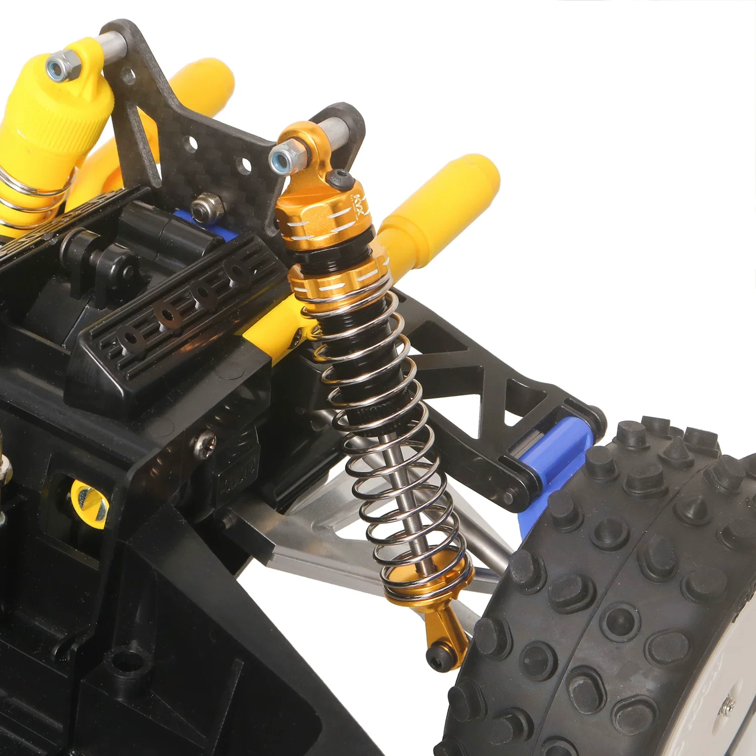 CNC Aluminum Front/Rear Shock Absorber Set For Tamiya 1/10 The Bigwig 2017 47330 4WD Buggy Hop-Up Parts