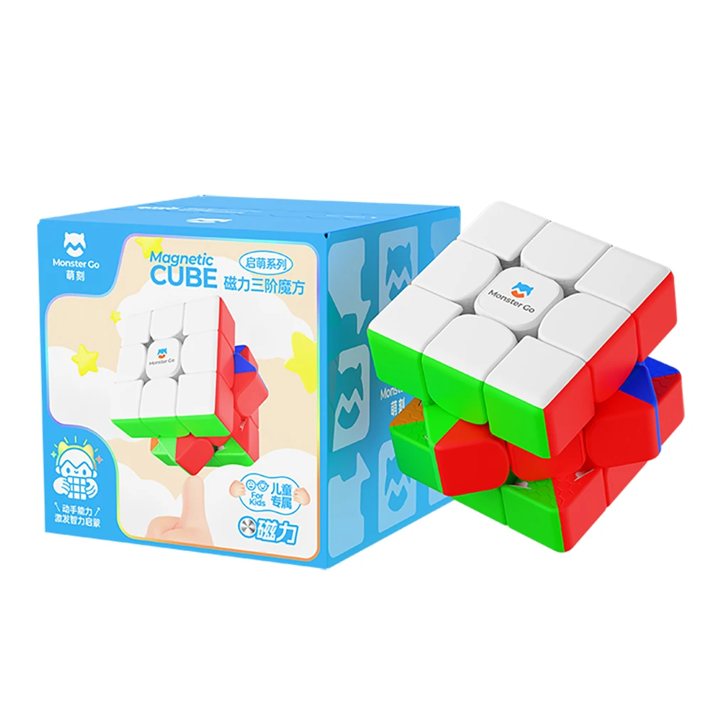 [JudyCube] Gan MG 352 M Magnetic Magic Speed Cube GAN352M Stickerless Professional Fidget Toys Cubo Magico