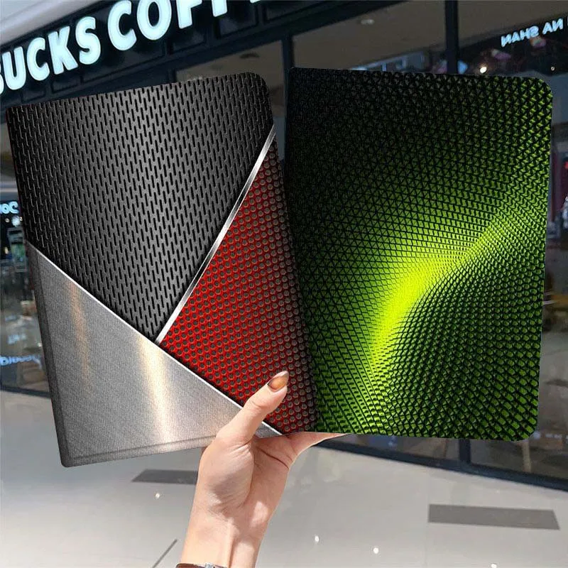 

Neon Broken Pattern Design Tablet Case For Samsung Galaxy Tab A A7 A8 A9 A11 S6 S11 Lite Plus 10.1 10.4 10.5 Inch