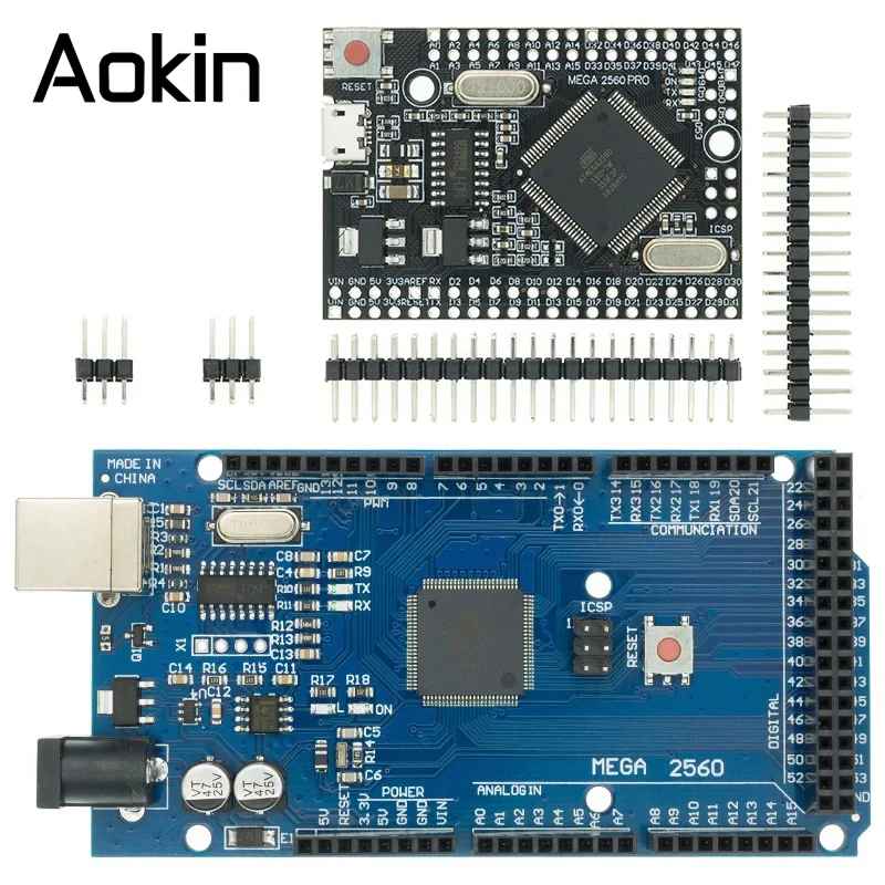 MEGA2560 MEGA 2560 R3 (ATmega2560-16AU CH340G) Pro mini MEGA2560 AVR USB board Development board MEGA2560 with Cable for arduino