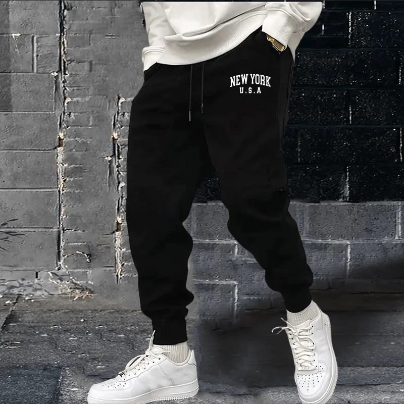 New high quality Korean style fashionable four seasons jogging sweatpants daily casual pants for men and women hot selling 1000+