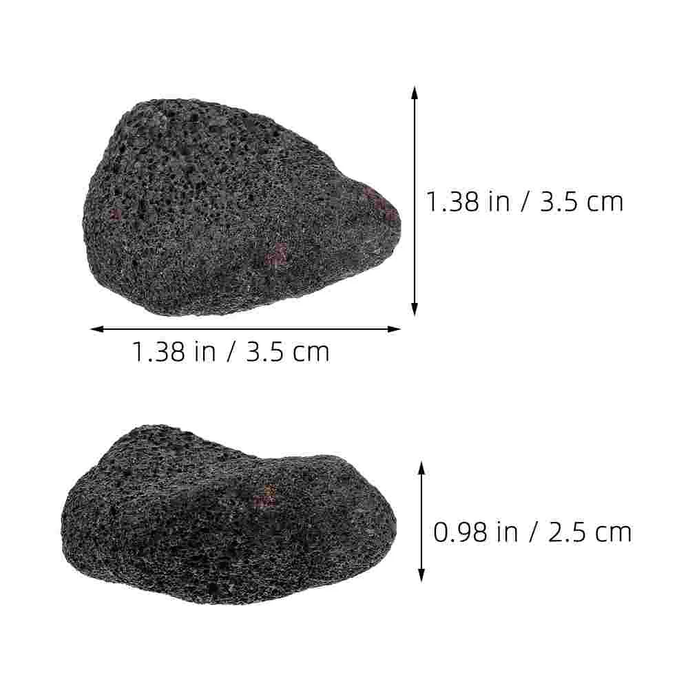 Aquarium Lava Rocks Set Black Volcanic Rocks Natural Lava Pebbles Stones Planter Natural Stones Fireplaces Fire Pits Plants