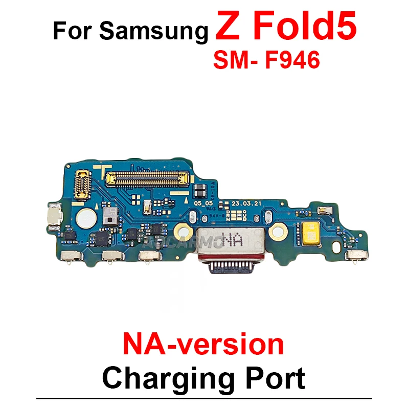 Charging Dock Charger Port With Microphone Flex Repair Part For Samsung Galaxy Z Fold 4 5 Z Fold5 Fold4 SM-F936U/B F946 F946U