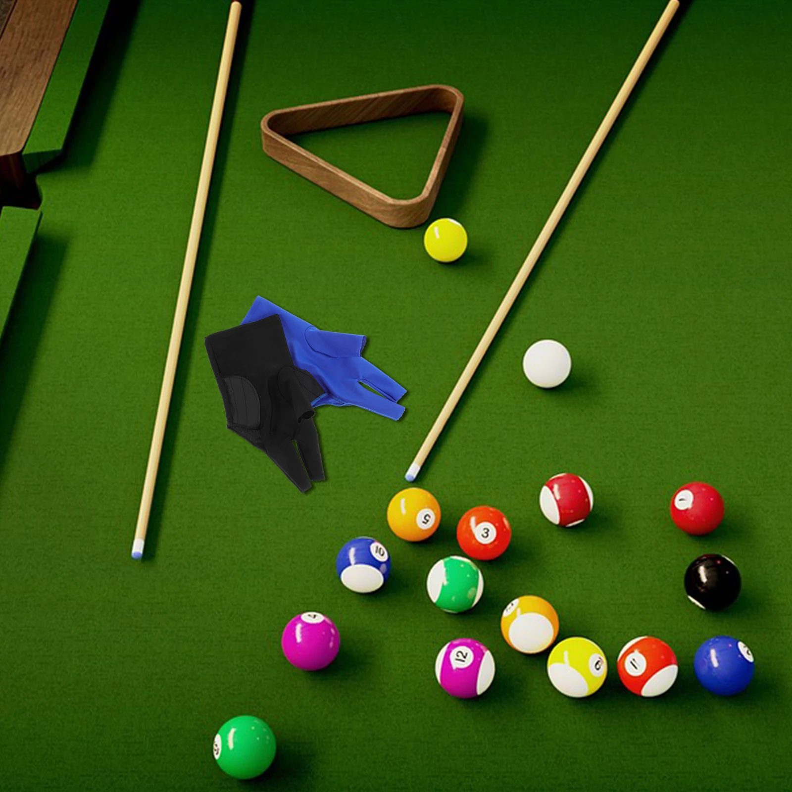 

2Pcs Breathable Billiard Gloves Adjustable Elastic Snooker Gloves Non-Skid Protective Pool Cue Accessories Comfortable