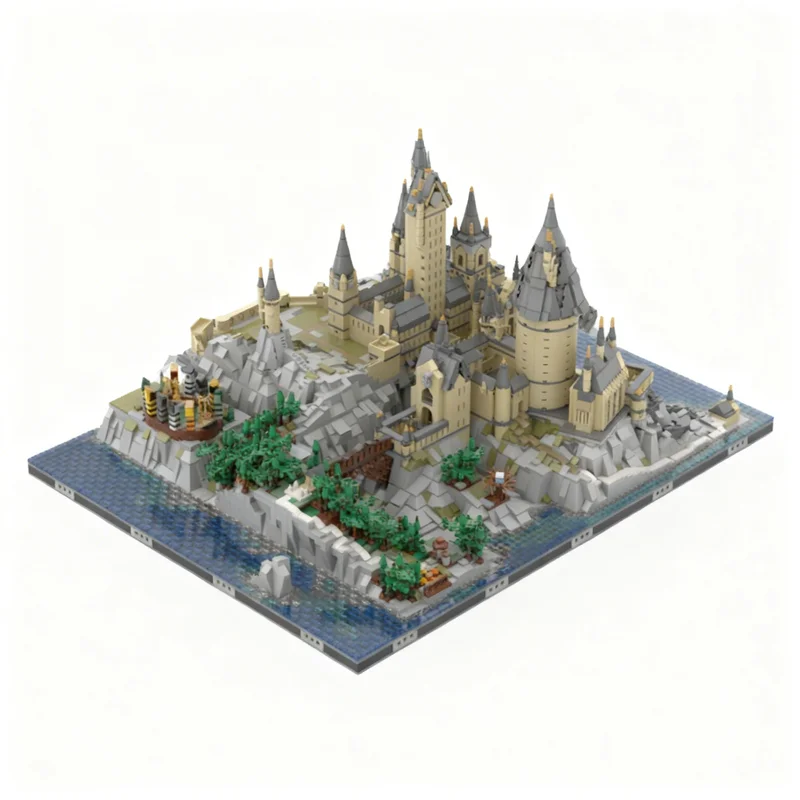 7587pcs MOC Modular Buildings MINI Micropolis Castle Model Toys Building Blocks Architecture Christmas Gift Art Education Idea