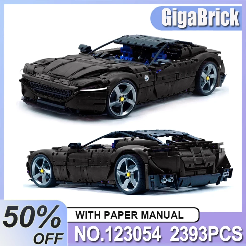 

MOC-123057 Technical 1:8 Super Sports Car Model Assembly Building Blocks Bricks DIY Puzzle Toy Birthday Chrismas Gifts For Kids