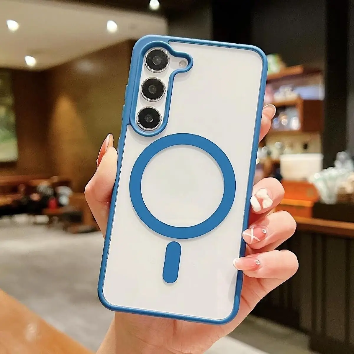 Magnetic Wireless Charging Colorful Style Anti-Drop Phone Case For Samsung Galaxy S26 S25 S24 S23 S22 Uitra Plus FE 5G Cover - view 5