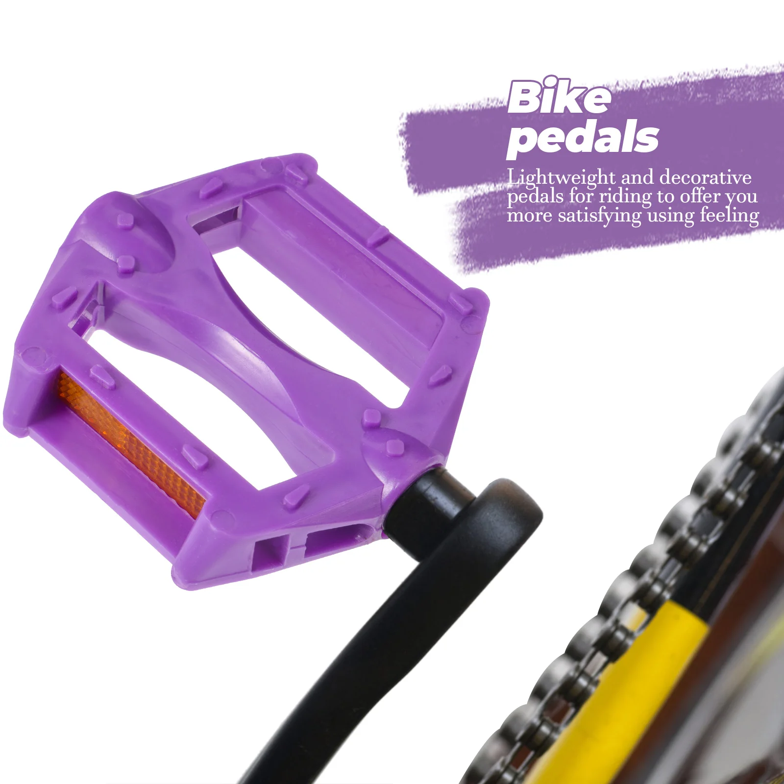 دواسة دراجة للأطفال بديلة بدواسات دراجة ثلاثية العجلات مريحة ودواسات ركوب الدراجات الجبلية للأطفال ملحقات الدراجة البلاستيكية