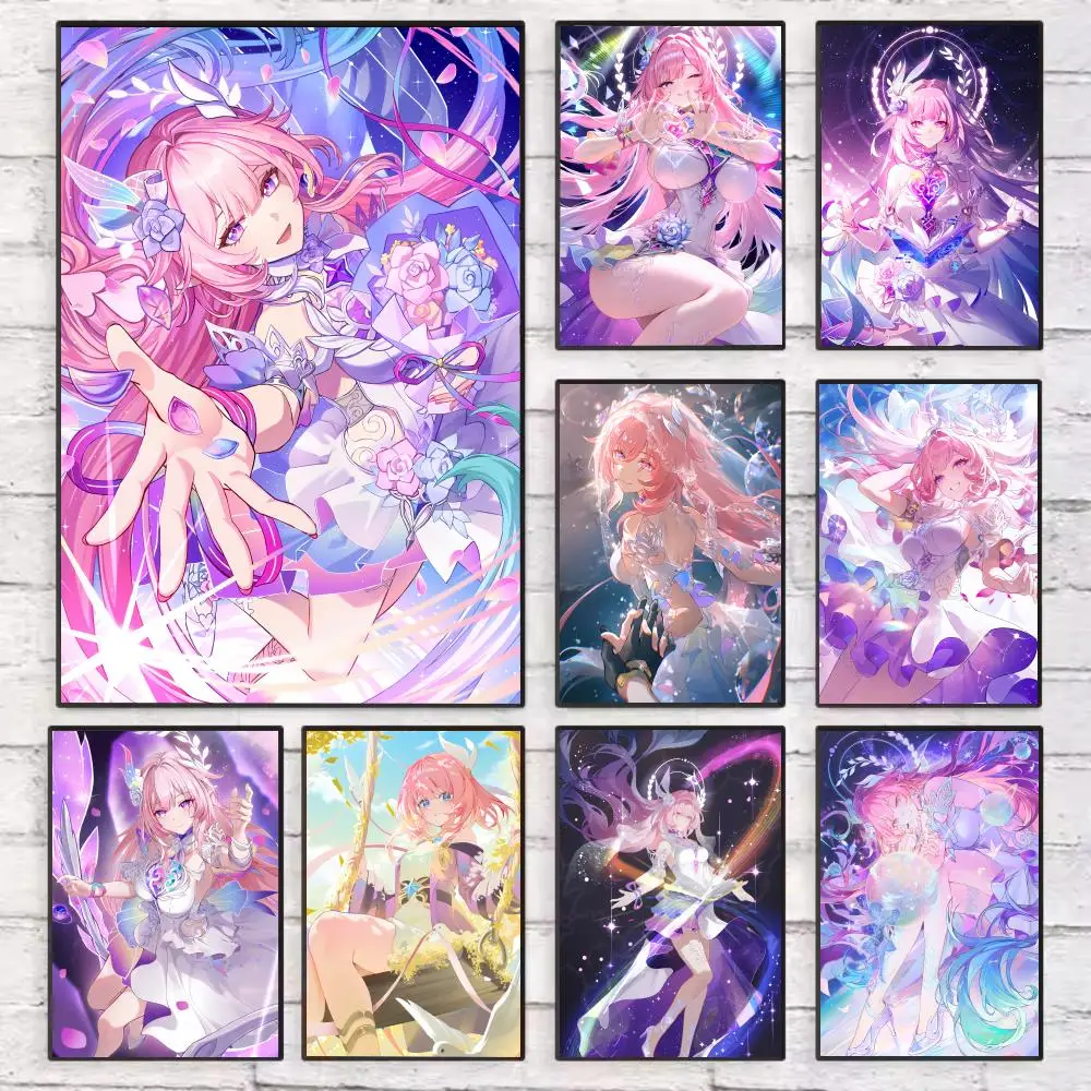 

Cyrene Honkai Star Rail Poster Wall Art Sticky for Living Room Bedroom Office Hallway Bar Home Decor Gift Idea