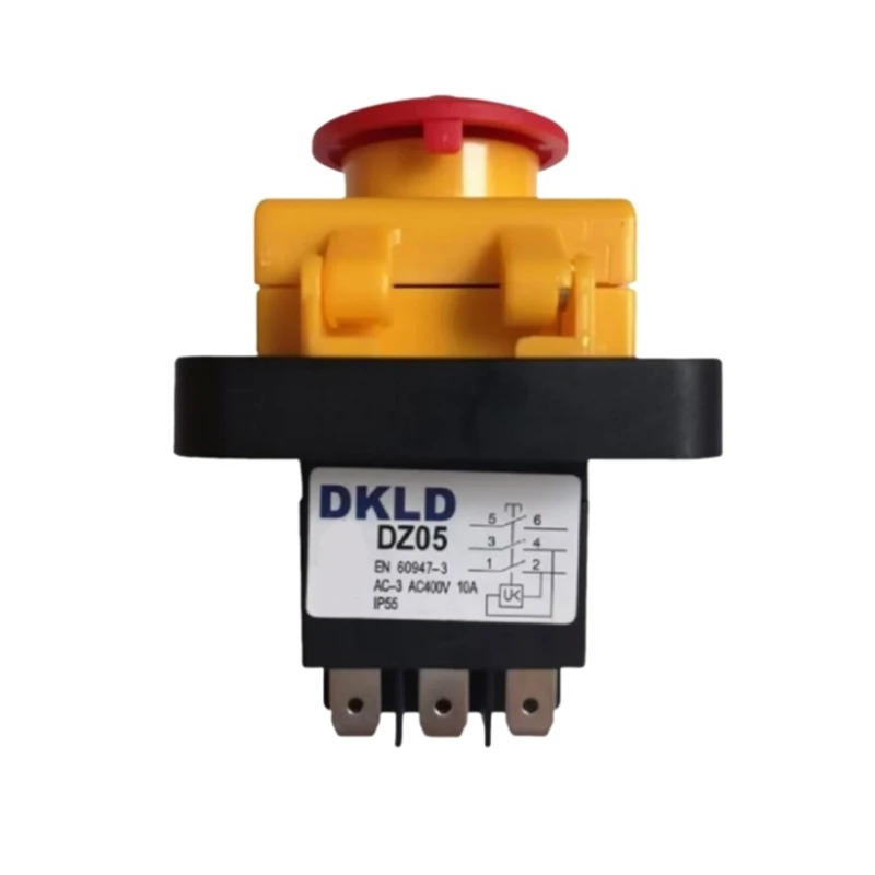 Electromagnetic Push Control Switches 7 Pin 400V Uprgades for Professional Use