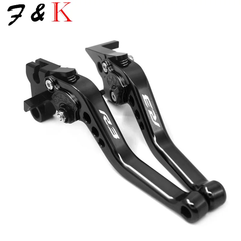 logo R3 For YZF-R3 YZF R3 YZFR3 2014-2022 Motorcycle Accessories Short Brake Clutch Levers