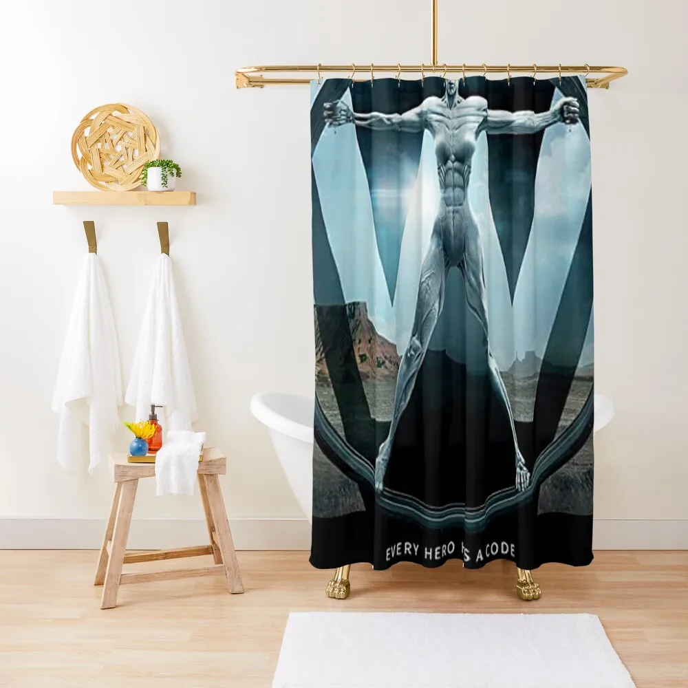 

westworld 2 (2022) Shower Curtain Anti-Mold Waterproof Shower For The Bathroom Bathroom Accessory Curtain