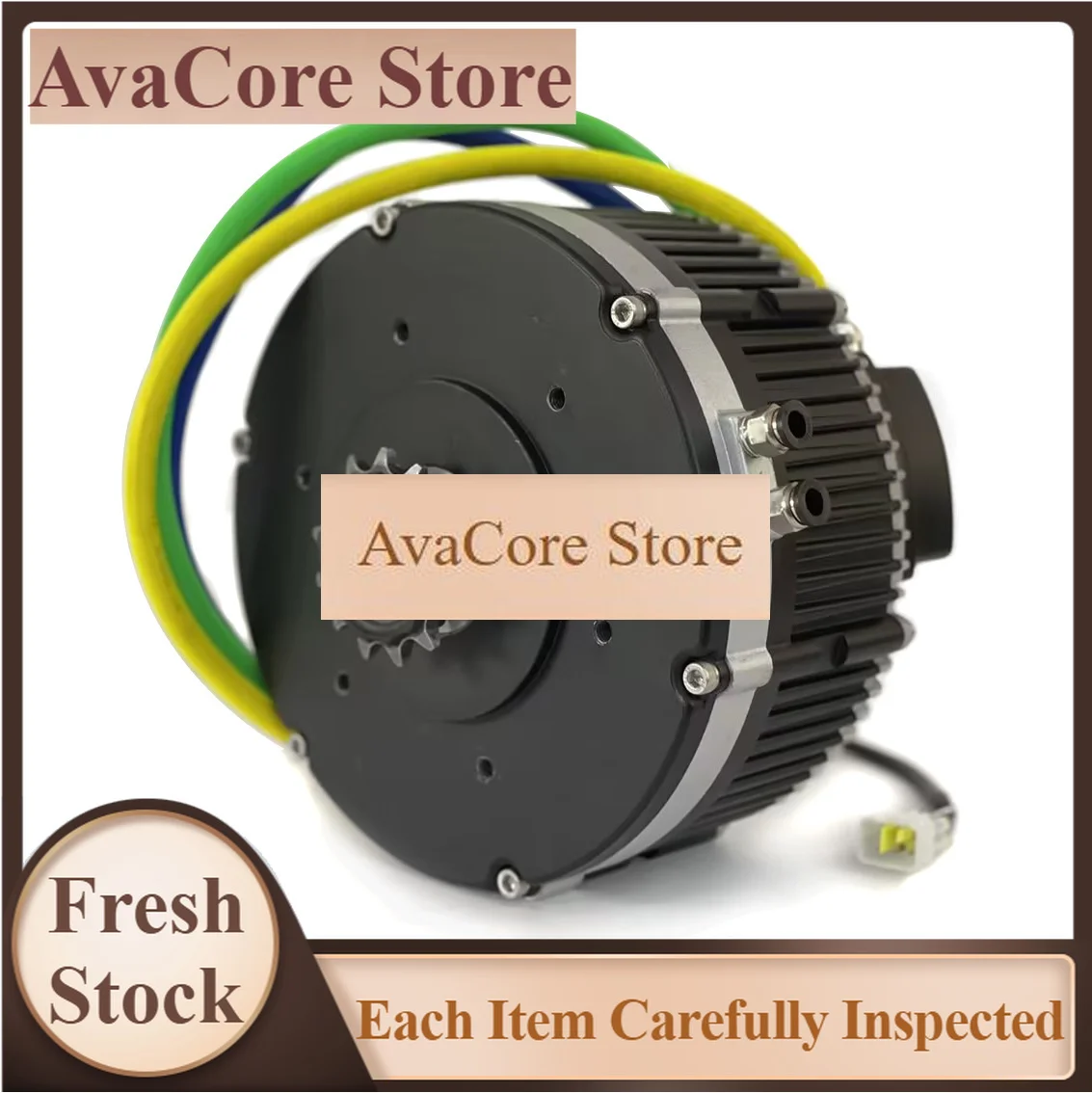 AvaCoreGMX 72V 7KW PMSM Motor | 90% Efficiency CE Motorcycle Conversion Kit 45N.m Torque