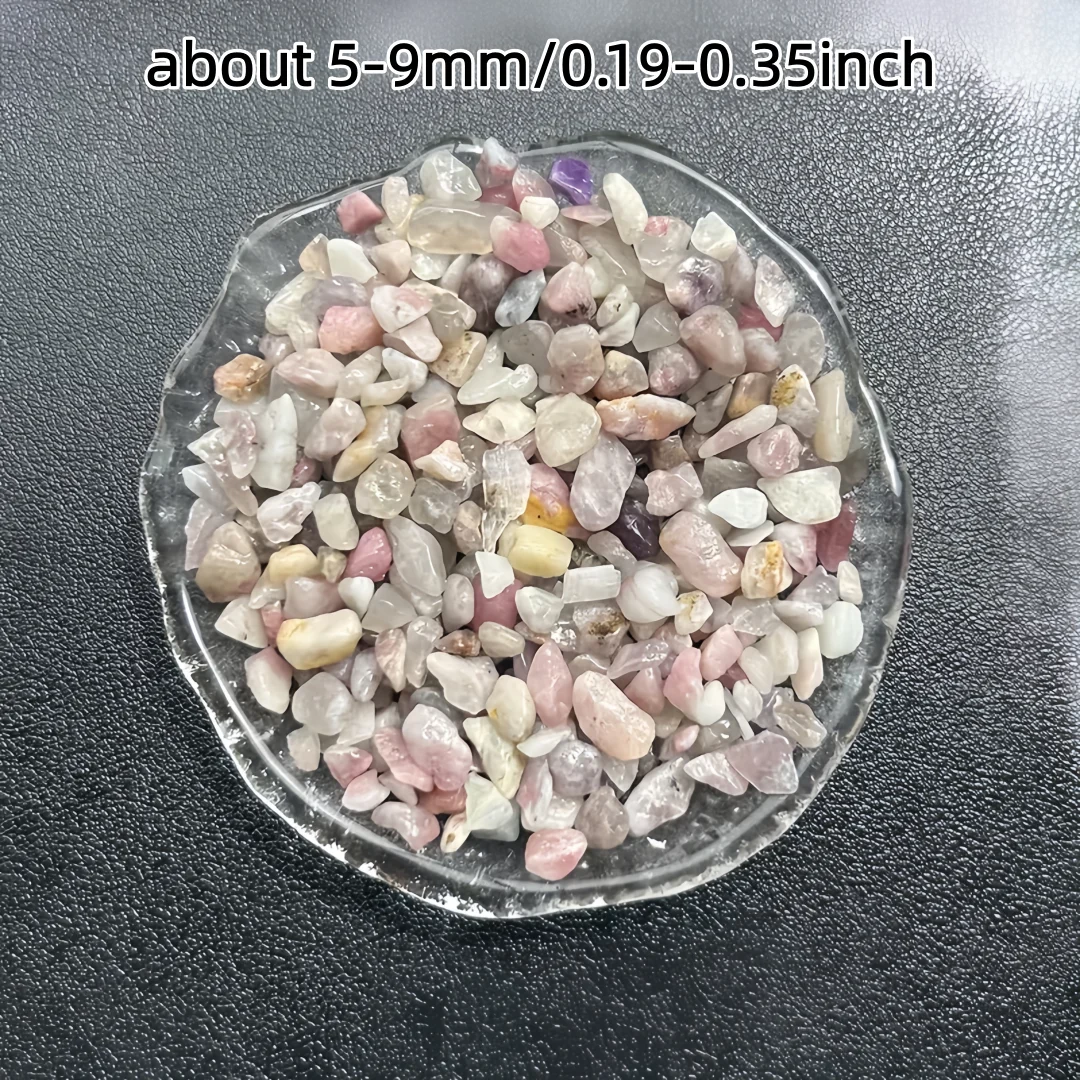 Natural Plum Blossom Tourmaline chips, for Fish Tanks, Aquarium Scenery, Flower Pots, Indoor Decoration, for Jewelry Making