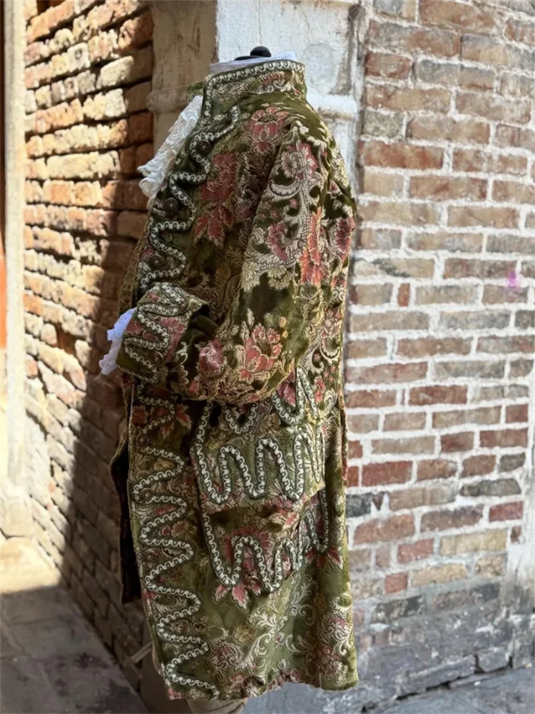 Historical  Men’s Rococo Baroque Costume Louis Χ Ⅵ Era Court Luxurious Aristocratic Masquerade Ball Gown