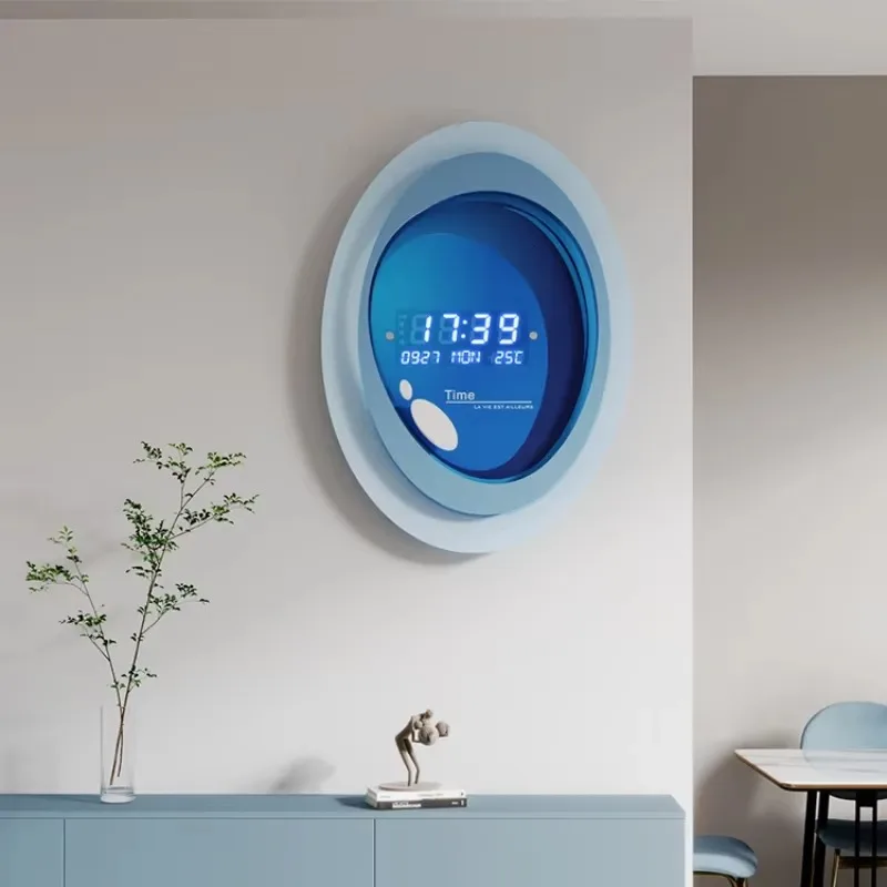 Minimalist Aesthetic Wall Watch Kitchen Bedrooms Korean Wall Clocks Modern Interior Orologio Da Parete Ornaments Home Decor