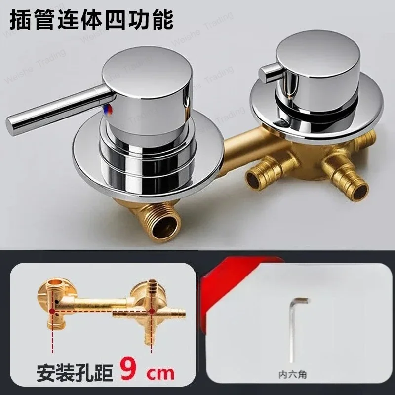 

New Control Shower Room Faucets Mixer Shower Cabin Accessories Valves Diverter Tap 2/3/4/5 Way Shower Switch