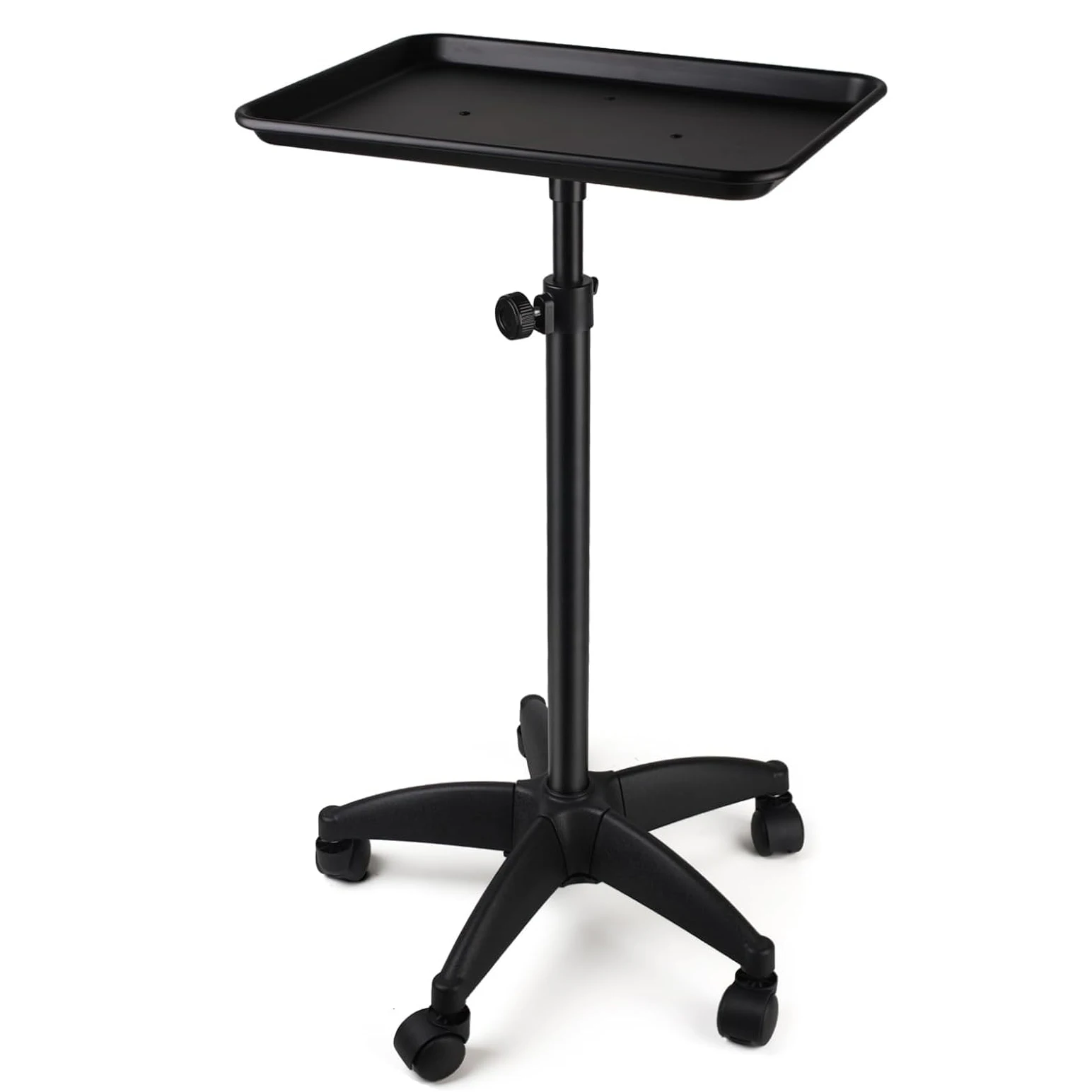 Plateau roulant de tatouage en aluminium avec roues-chariot de Salon à hauteur réglable pour coiffeur plateau dentaire médical