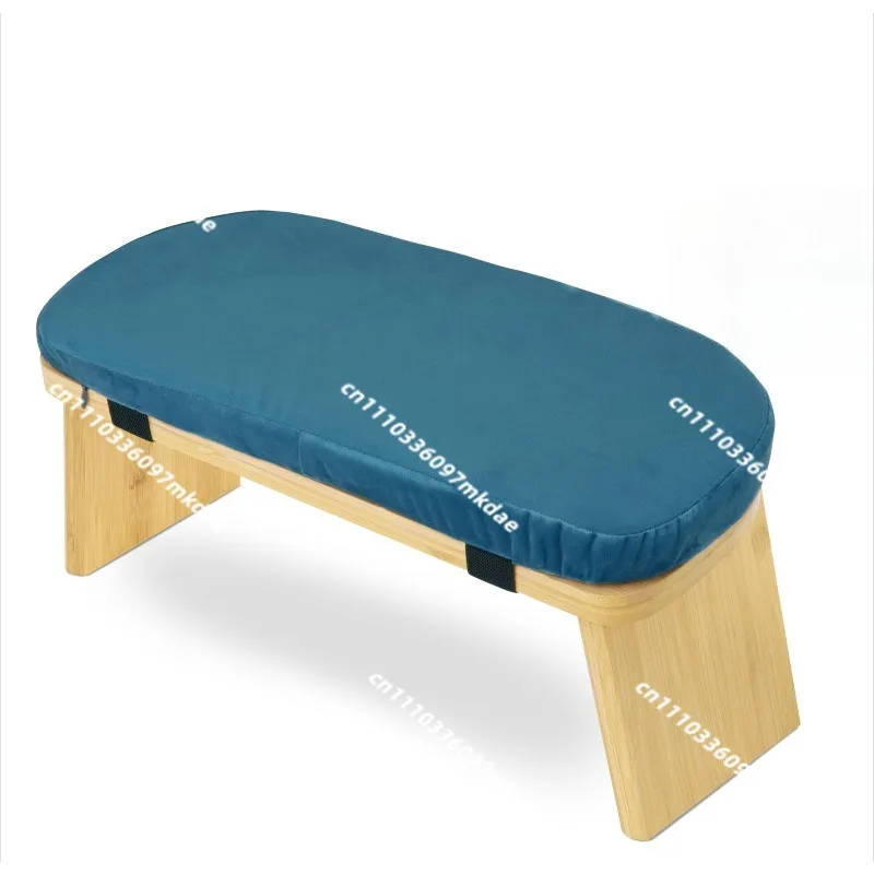 Wooden yoga stool, kneeling stool, soft sports stool, foldable stool