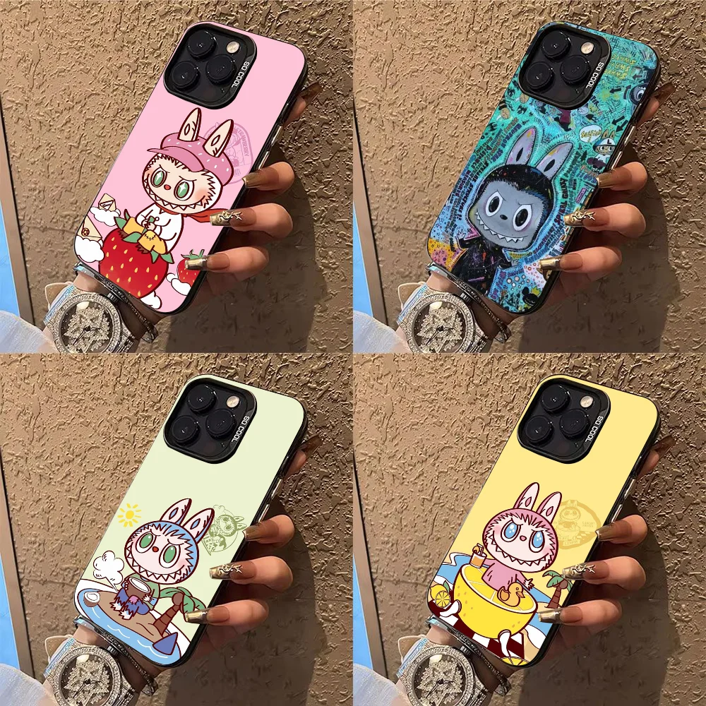 

Cute L-Labubu-ES Phone Case Phone Case For iPhone 14 16 15 11 12 13 Pro Max Mini Plus Shockproof Cover