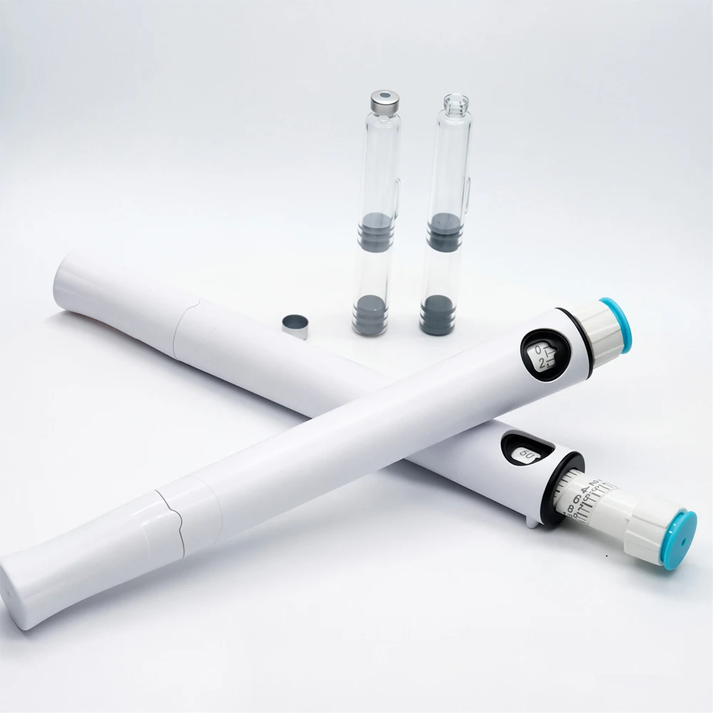 1/3/5Pcs 50IU 4ml Dual Chamber Disposable Injection Pen, Precise Dose Control Sterile Self‑Injector for Home Use