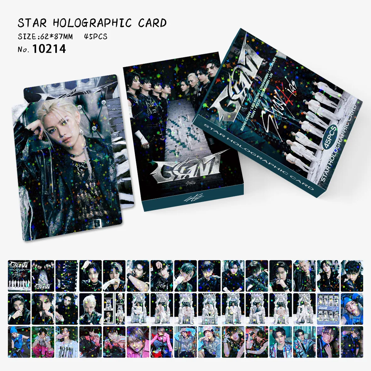 هدية السنة الجديدة بطاقات SKZOO LOMO 45 قطعة بطاقات صور للأطفال الضالة على الوجهين يجب أن يكون المشجعين بطاقات جمع هدايا عيد الميلاد في Sto #2