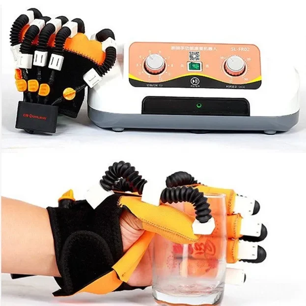 Rehabilitaiton Robot Gl-ove Hemiplegia Finger Stroke Hand Splint Assistive Training Equipment for Children with Cerebral Palsy