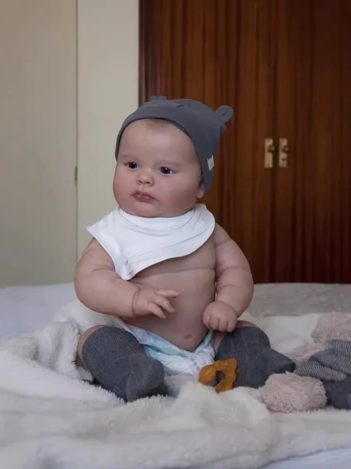 ตุ๊กตาเด็ก Cokela ขนาด 20 นิ้ว/50 ซม. เหมือนจริง สัมผัสนุ่มเหมือนเด็กทารก ทำจากซิลิโคน พร้อมผมวาดด้วยมือ