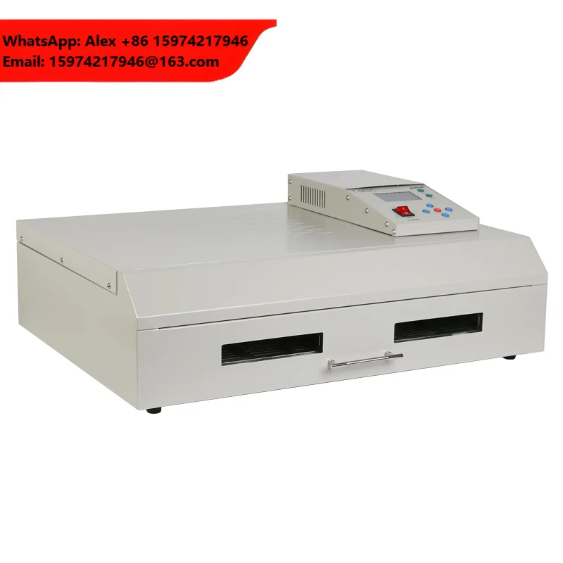 Puhui T962C SMT BGA PCB Welding Machine 8 Curve Soldering Machine Infrared IC Heater Reflow Oven