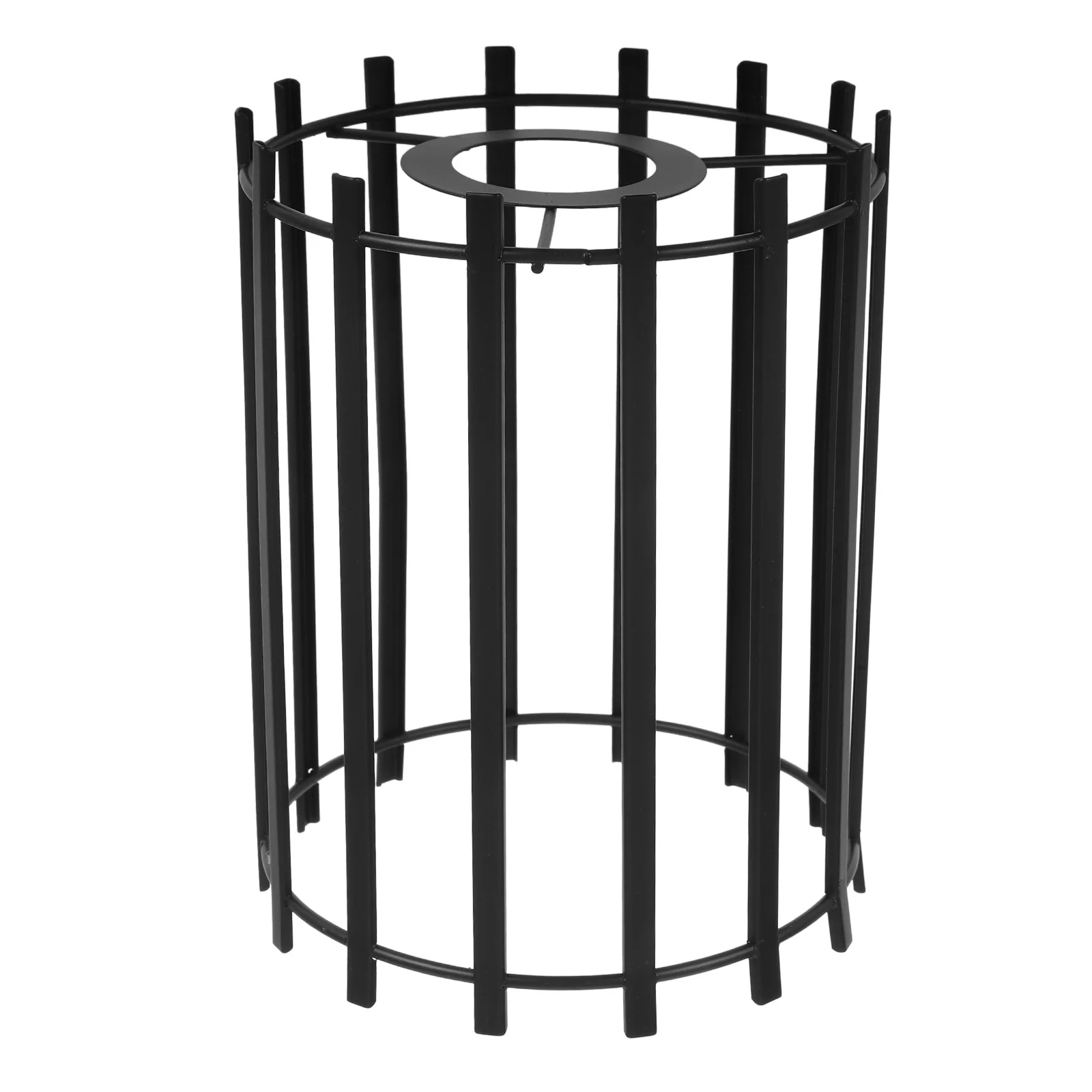 

Металлический абажур-клетка для подвесного светильника в геометрическом стиле, для потолочного освещения в стиле фермерского дома и индустриальном стиле, для столовой и спальни