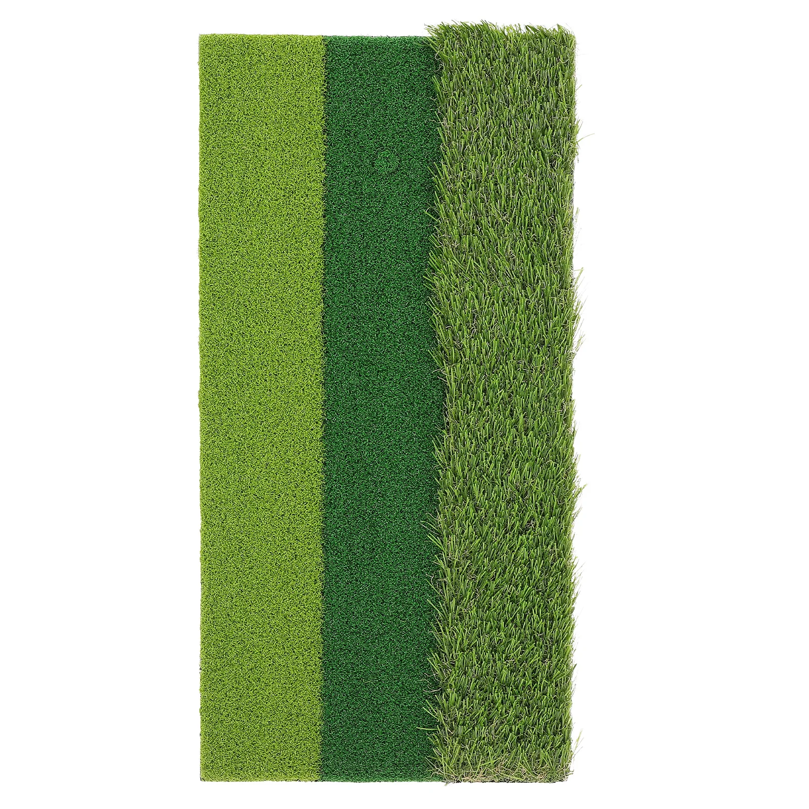 

Golf Hitting Mats 30x60 Portable Tricolor Turf Practice Pad Indoor Outdoor Training Realistic Grass Mat Golf Driving Range