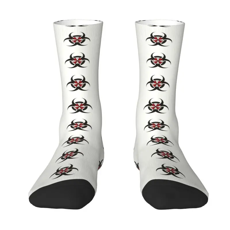 Custom Video Game Games Men Women Crew Socks Unisex Kawaii Raccoon City Spring Summer Autumn Winter Dress Socks