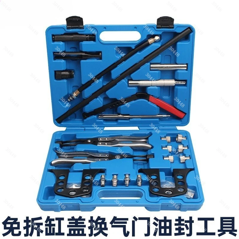 

Single-Person Valve Stem Seal Replacement Tool No Cylinder Head Removal Automotive Engine Repair Tool