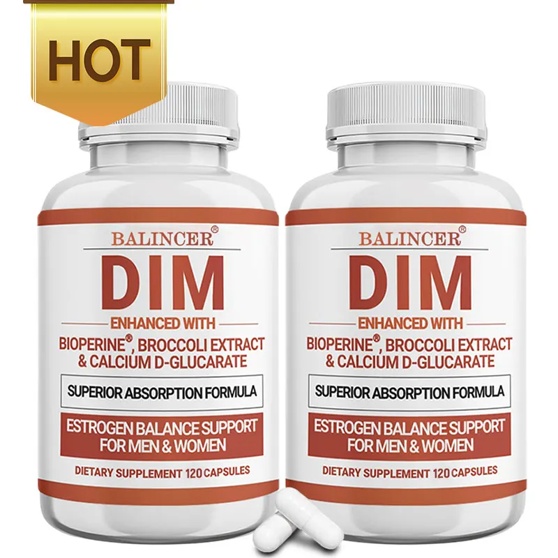 DIM Supplement with Broccoil Extract - Metabolizes Excess Estrogen, Helps with Hormone Balance, and Improves Mood