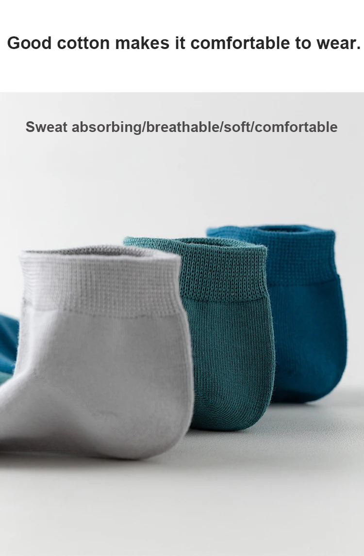 5 Paar hochwertige Herrensocken aus gekämmter Baumwolle, neue, lässige, atmungsaktive, schwarz-weiße Business-Socken, 5 Paar Herrensocken, Übergröße EU39-48 – Detail 3