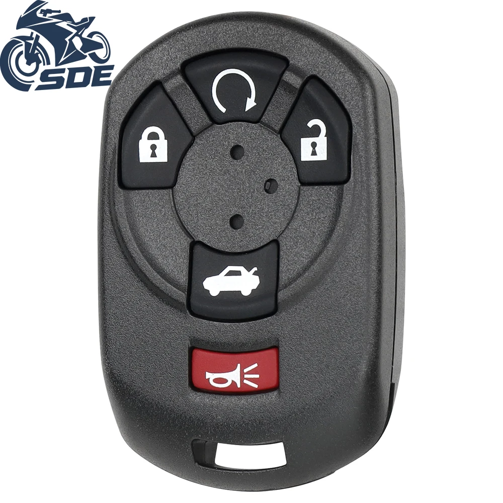 

Корпус дистанционного ключа SDE для Cadillac STS 2005 2006 2007, брелок Smatt, автомобиль, 5 кнопок, чехол для ключа без ключа