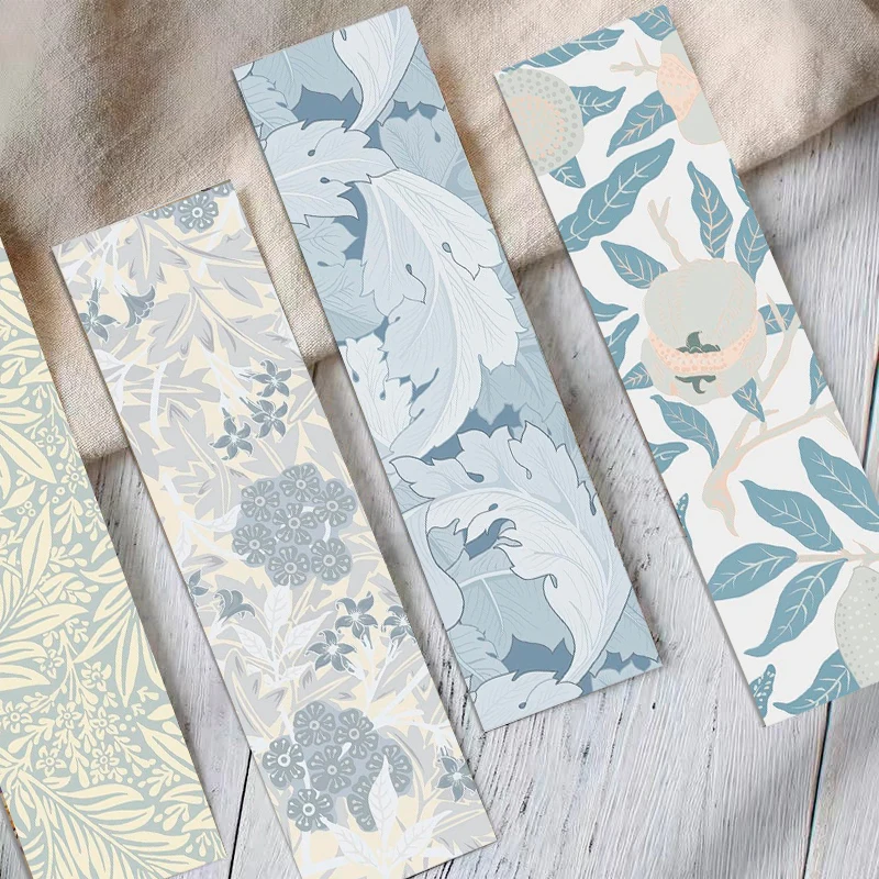 30PCS Maurice Flowers Bookmarks Nostalgia Cartoon Laptop Retro Gift Creative Stationery Living Room Unique Cartoon Bookmarks ﻿