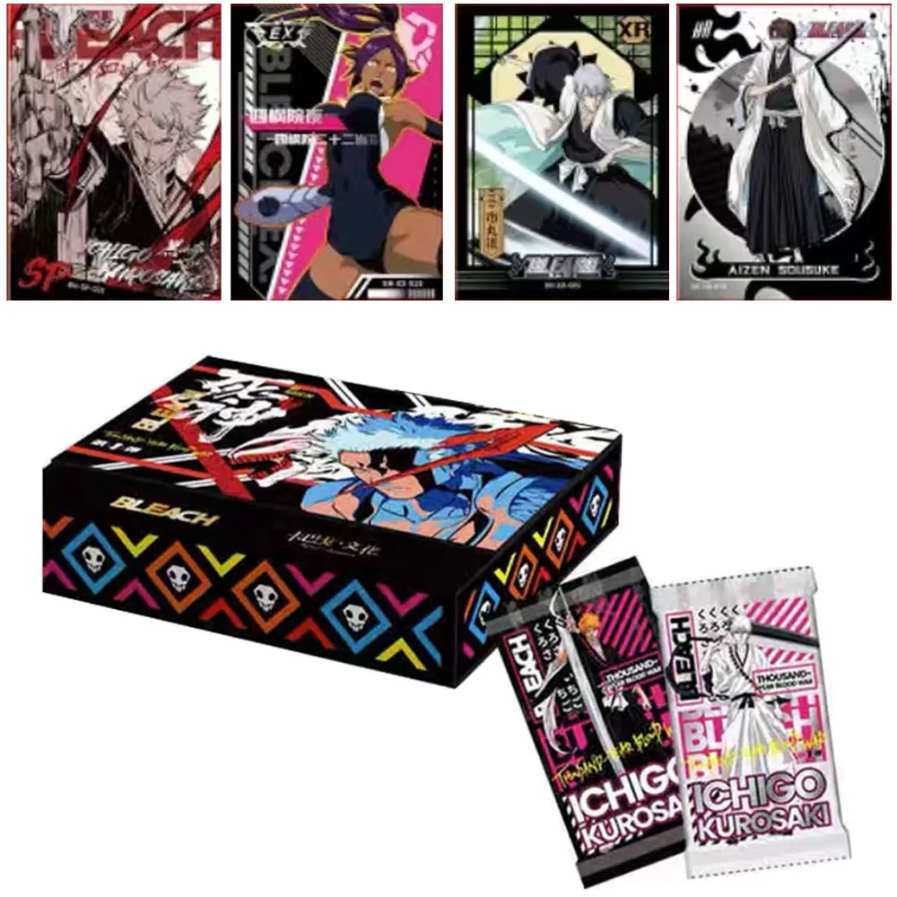 Hurtownia kabag wybielacz karty TCG Kurosaki Ichigo Booster Box Doujin zabawki dla dzieci i hobby karta podarunkowa