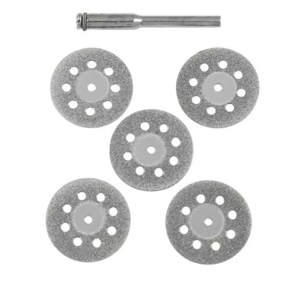 5pc DIAMOND Tipped Vented MINI 22mm CUTTING DICS SET  Rotary Drill Tool Power Tools 100% Brand New And High Quality