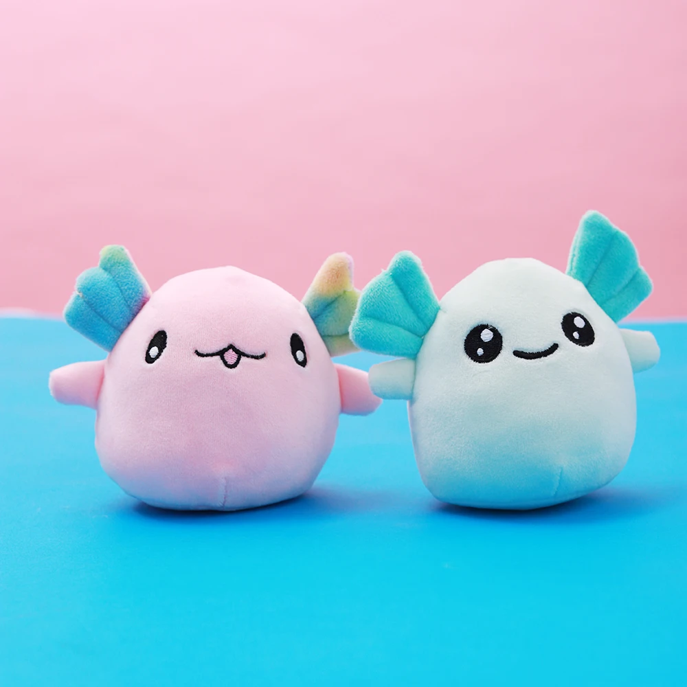 لطيف Axolotl وجبة خفيفة حقيبة وسادة صغيرة Axolotl محشوة الحيوان ألعاب من نسيج مخملي Kawaii لينة Plushies للأطفال والكبار