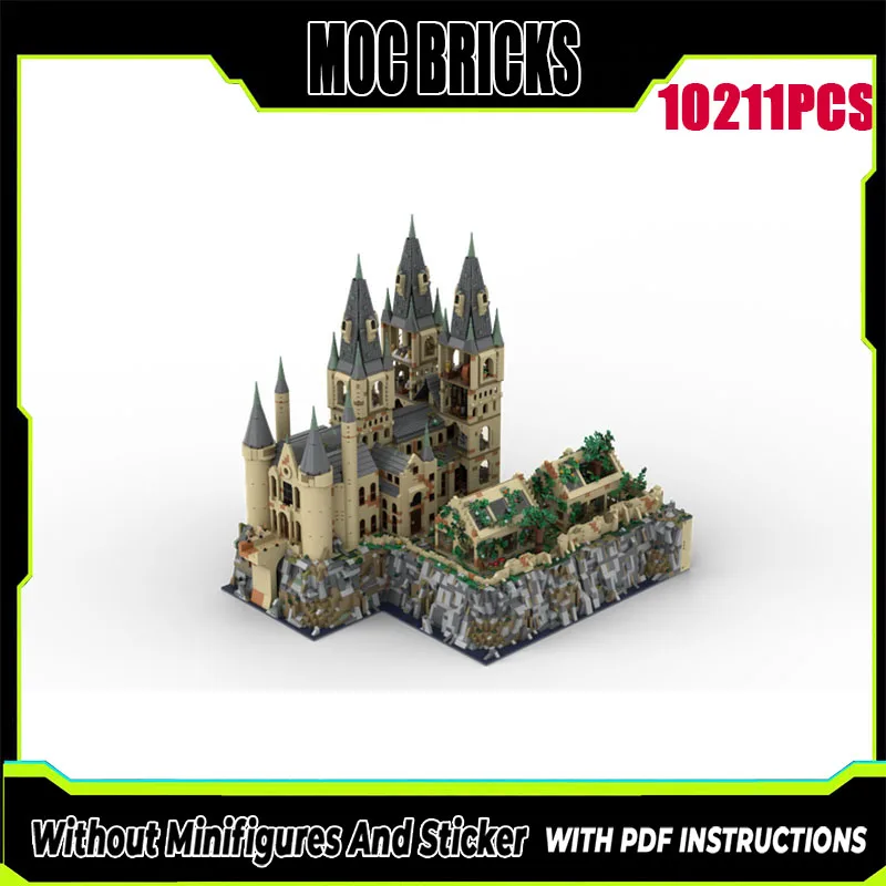 

Magic Movie Model Moc Building Blocks Hogwarts Castle Basic Technology Modular Building Blocks GiftChristmas Toys DIYSetAssembly