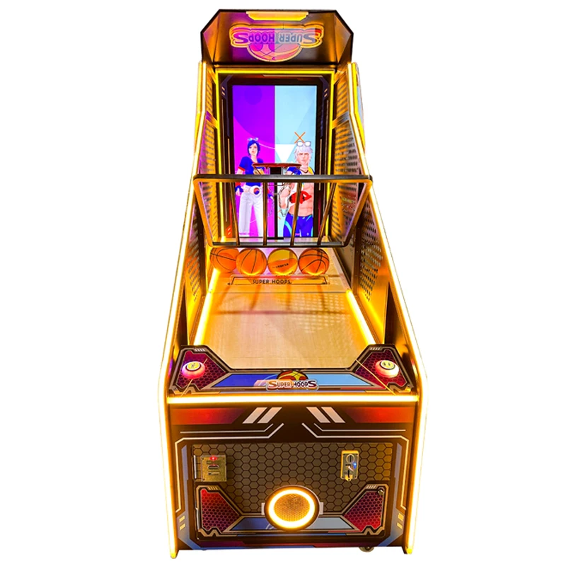 Arcade Basketball Game Machine Coin Pusher Entertainment Street Basketball Game Machine on sale