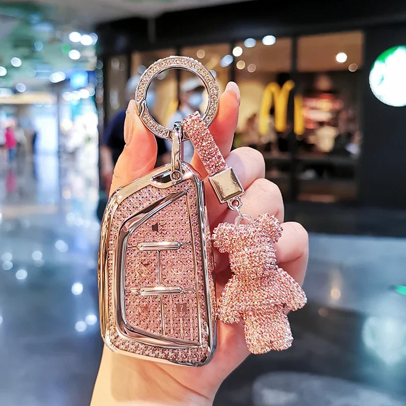 

Suitable for Cadillac XT5 keycase CT5 XT4 XTS CT6 atsl XT6 CT4 RSX keycover keyshell keychain cars accessories car key bag