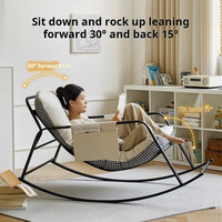 Balcony Dual Use Rocking Chair Comfortable Recliner Balcony Home Leisure Chair Living Room Break Lazy Rocking Chair