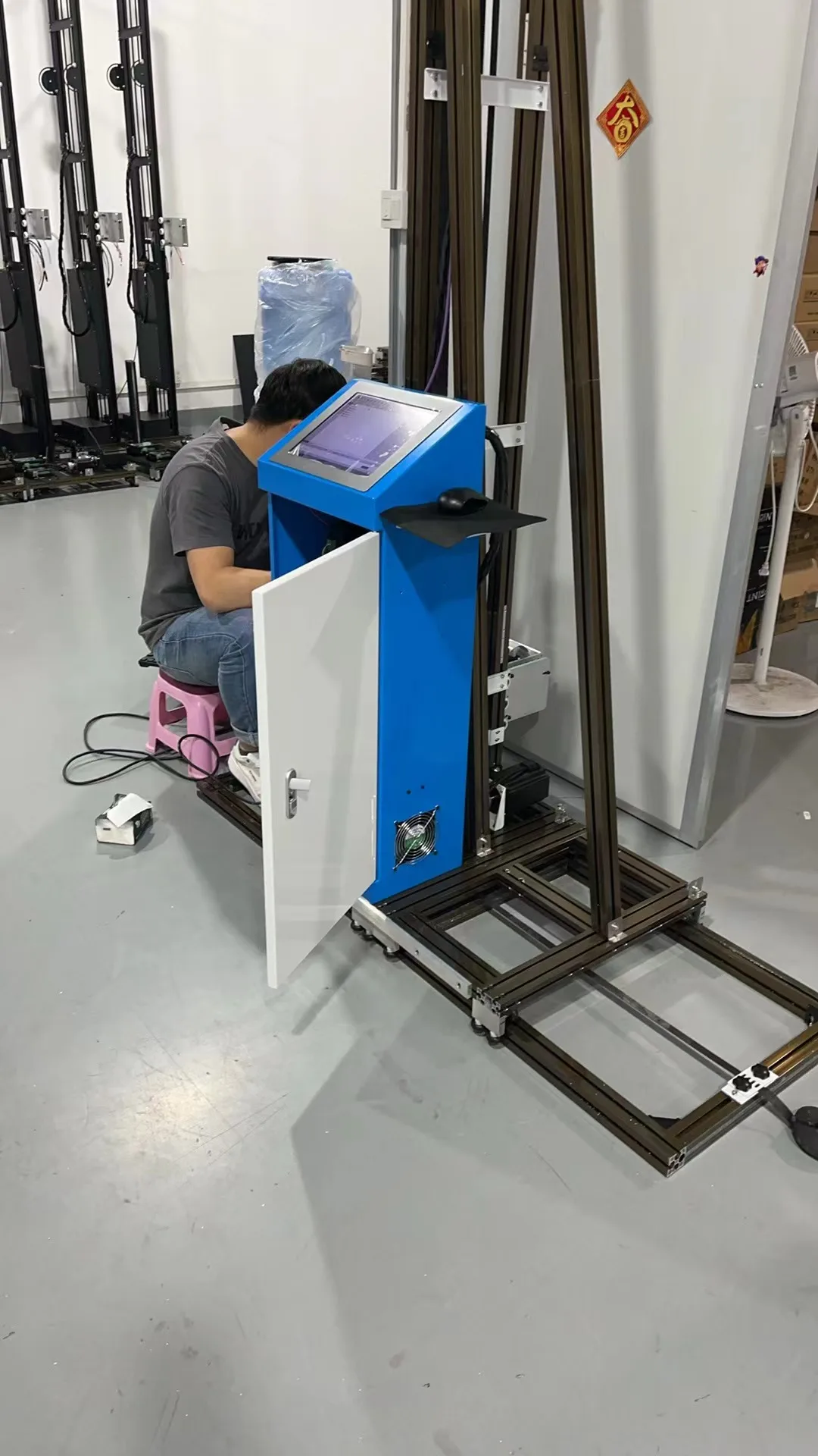 TH-WP200 Factory 3D UV طابعة نافثة للحبر جدارية عمودية آلة طباعة داخلية وخارجية آلة طباعة الجدار #1